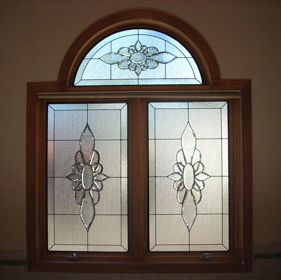 Decorative Stained Glass Wooden Window