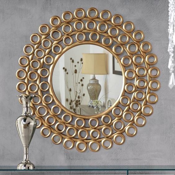 Luxury Gold Decorative Wall Mirror